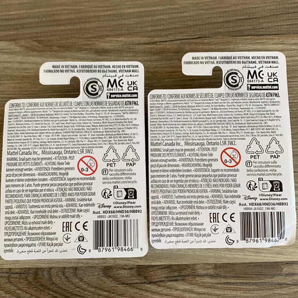 Monsters Inc Sulley & Mike Wazowski Disney Pixar Mattel Micro Collection Figure - Picture 4 of 6